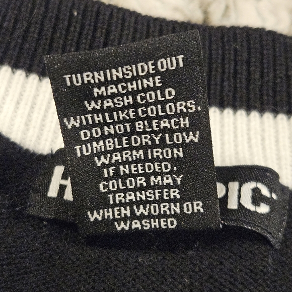 Hot Topic Jrs. Size XL Black White Skull Goth Preppy Sweater Vest Sleeveless - Picture 5 of 11